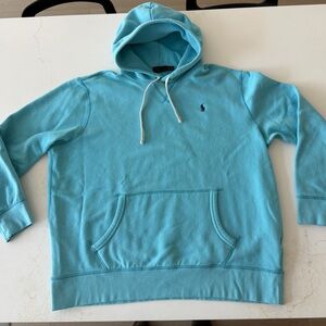 Polo Ralph Lauren light blue hoodie
